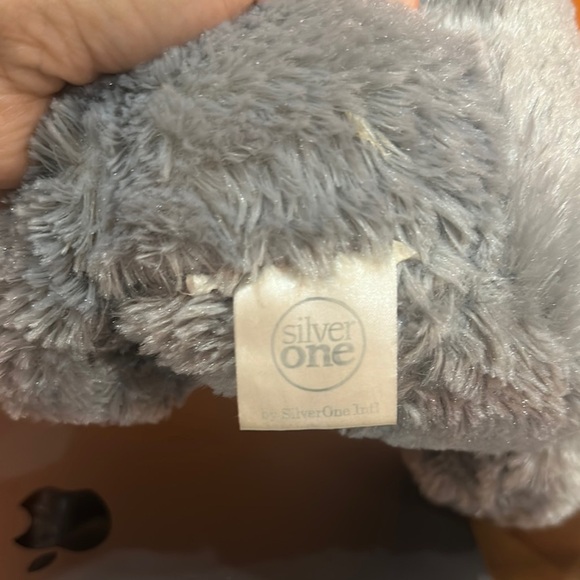 Gray Plush Teddy Bear - Picture 4 of 5
